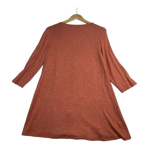 Soft Surroundings Half‎ Sleeve Top size Medium Orange - Picture 4 of 6